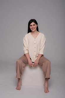 Blúzky a košele - Smart Shirt Crème - 15274413_