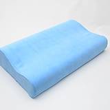 Úžitkový textil - Modrý velúr/plyš - obliečka na anatomický vankúš - 15273668_