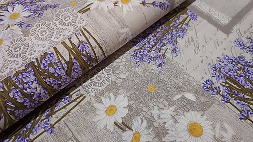 Textil - Látka levanduľa - 15277534_