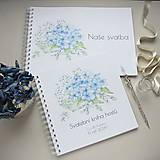  - Hortenzia modrá - kniha hostí alebo album - 15278932_