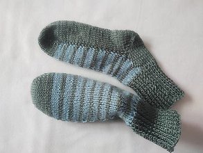 Ponožky, pančuchy, obuv - Ponožky zeleno-zelené - 15281088_