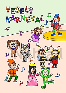 Grafika - Karneval - pozvánka/poster - 15282398_