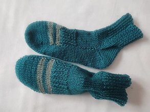 Ponožky, pančuchy, obuv - Ponožky zelené - 15284036_