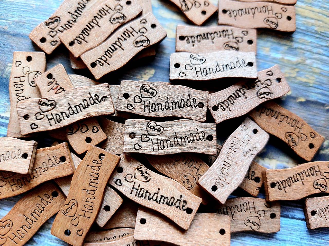 Drevené nášivky 3cm