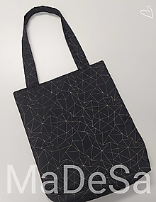 Nákupné tašky - Nepremokavá taška na plece "geometrický vzor"... - 15286900_