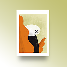 Grafika - Oblooda X orange - Print - 15285611_