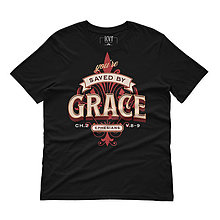 Topy, tričká, tielka - Kresťanské tričko GRACE (Čierna) - 15286184_