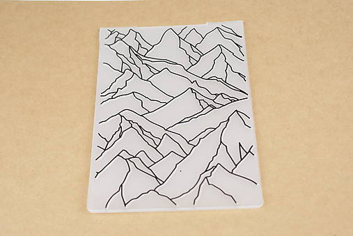 Nástroje - Embossing - hory - 15286413_