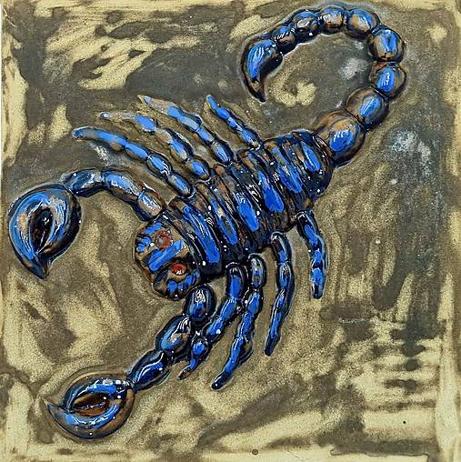 Kachlica - Modrý škorpión