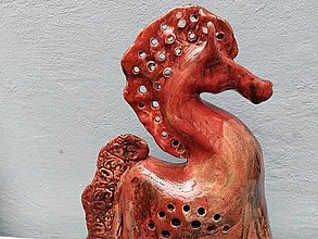 Sochy - Keramika, Koník Red Mix - 15288652_
