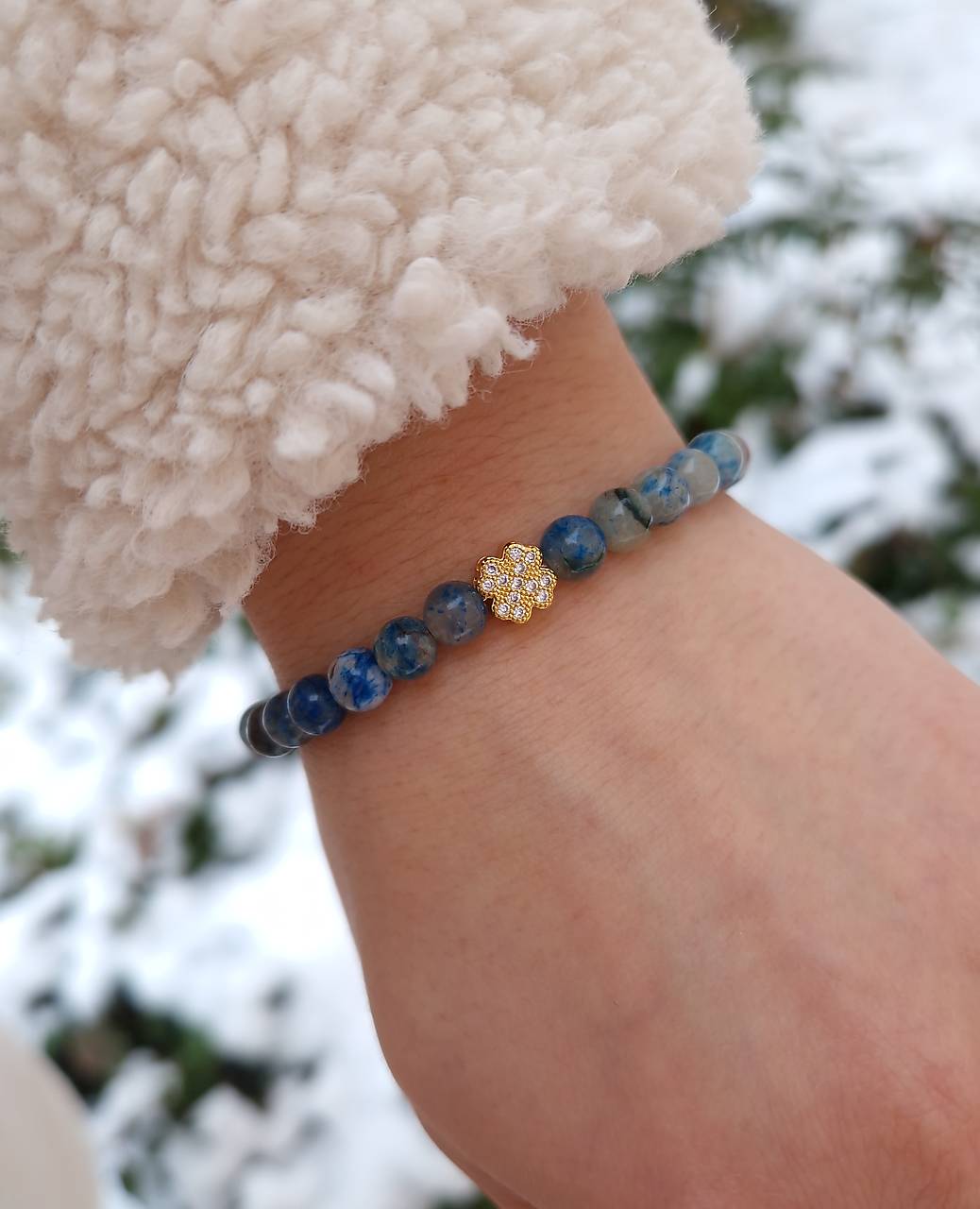 Náramok Shattuckit a štvorlístok