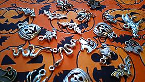 Komponenty - Halloween horor kovové prívesky - 15289040_