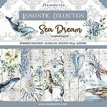 Papier - Scrapbook papier Stamperia Sea Dream 12 x 12 - 15291169_