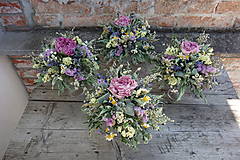 Dekorácie - Svadobná výzdoba zo sušených kvetov - 15291047_