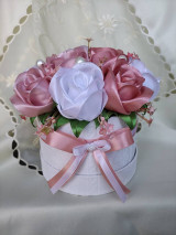 Dekorácie - Romantický box ruží - 15291059_