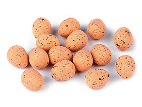 Polotovary - Dekoračné prepeličie vajíčka na aranžovanie 100 ks (Hnedá) - 15290722_