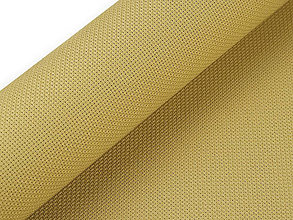 Textil - Vyšívacia tkanina Kanava 54 očiek 5 m (Žltá) - 15290898_