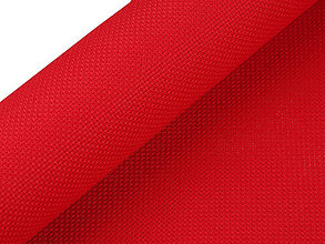 Textil - Vyšívacia tkanina Kanava 54 očiek 5 m (Červená) - 15290905_
