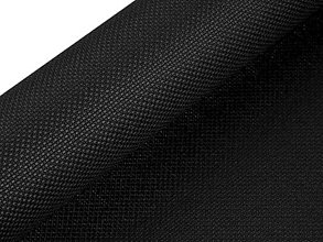 Textil - Vyšívacia tkanina Kanava 54 očiek 5 m (Čierna) - 15290906_