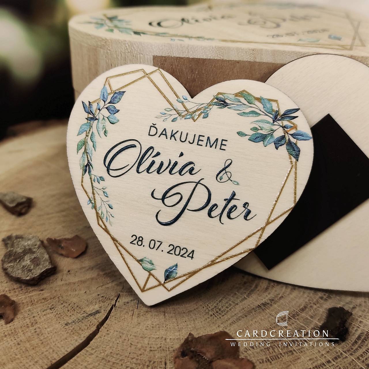 Svadobná magnetka - set k 19773W