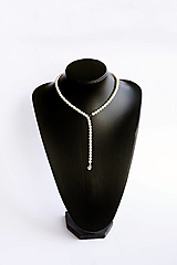 Náhrdelníky - shell perlový náhrdelník - slza - 15294986_