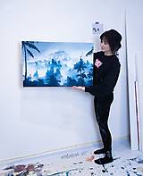Obrazy - " Šinrin'joku I." 50cm x 30cm tlač. reprodukcia na plátne  (65cm x 40cm) - 15294213_