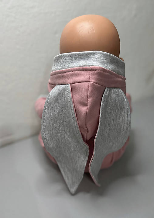 Zajko overal pre bábiky Baby Born (Staroružová)