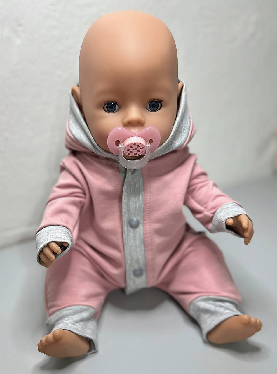 Zajko overal pre bábiky Baby Born (Staroružová)