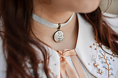  - Choker náhrdelník s príveskom - 15295883_