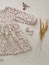Detské oblečenie - Detské mušelínové šaty Lastovička - 40+ farieb (poľné kvietky) - 15299035_