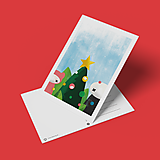 Papiernictvo - Pohľadnica Obloody Vianoce - 15296763_