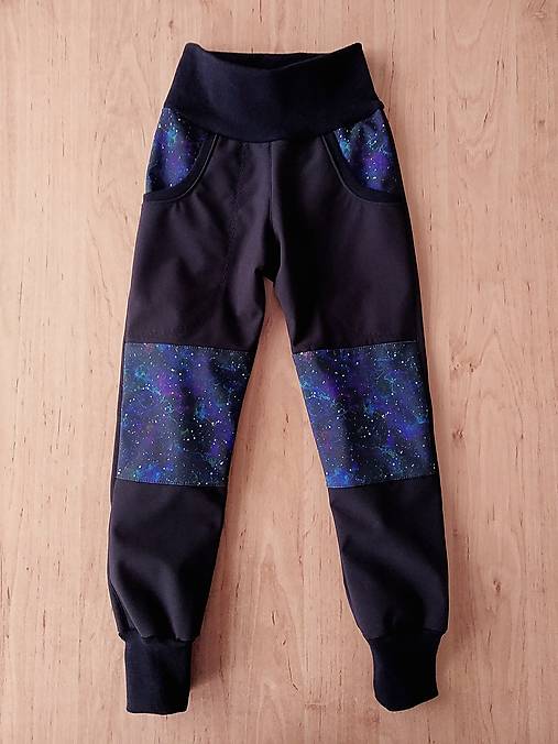 Detské oblečenie - Softshellky vesmír  (134) - 15298825_