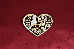 Materiál ručne robený - Vyrezávané srdce na ďalšie tvorenie 1 - 15296421_