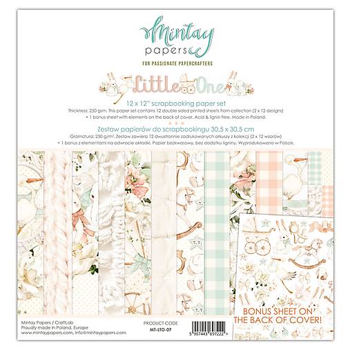  - Mintay Scrapbook papier 12x12 Little One - 15301462_