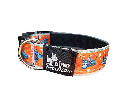 Pre zvieratá - Reflexný obojok Dinofashion Doggy - 15299851_