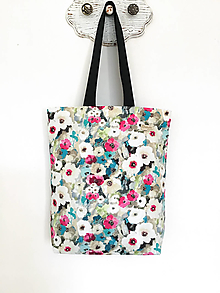 Nákupné tašky - Taška kvety Monet - 15300368_
