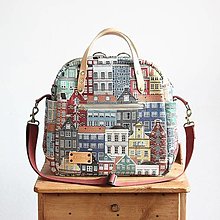 Veľké tašky - Veľká taška LUSIL bag 3in1 *Gobelin City* - 15299168_