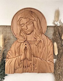 Obrazy - Obraz Mária s ružencom I. - 15300840_