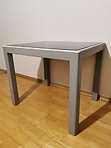 Nábytok - Stôl s opaxidovým sklom - 15302436_