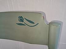 Nábytok - Zelená stolička s čalúnením - 15302523_