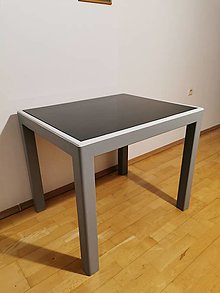 Nábytok - Stôl s opaxidovým sklom - 15302430_