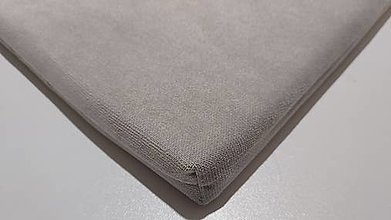 Úžitkový textil - Sedák do vstavanej skrine-šedý svetlý/3 cm (Bez gombíkov/odnímateľný) - 15303785_