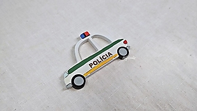 Magnetky - policajné auto - 15303567_