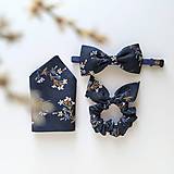  - Modrý kvetinkový set - 15303404_