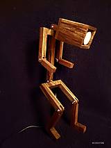 Svietidlá - Jaffu-robot lampa - 15303769_