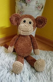 Hračky - Mäkkučká opička - 15304053_