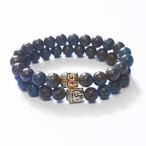 Náramky - Náramok krajkový achát budha - 15304547_