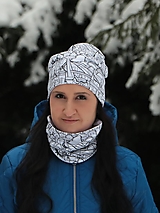 Čiapky, čelenky, klobúky - Slovensko bieločierne čiapka, nákrčník alebo set - 15308791_
