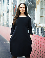 Šaty - šaty s kapsami "ULTIMATE BLACK" No.5 - 15308033_