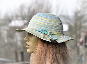 Čiapky, čelenky, klobúky - Bavlněný klobouk obvod 54- 55 cm 1694 - 15306273_
